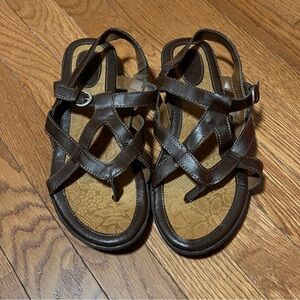 b.o.c. Born Concept Brown Strap Sandals